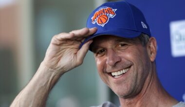 Ex-Ravens coach Harbaugh uses Knicks as inspiration for Giants 