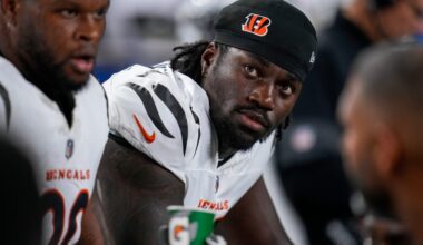 Cincinnati Bengals defensive end Shemar Stewart