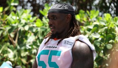 A new NFL study suggests the Miami Dolphins may have signed Aaron Brewer at exactly the right time
