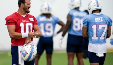 Tennessee Titans stock up stock down minicamp