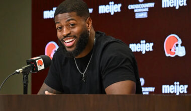 Jared Verse isn't aiming to fill shoes left by Myles Garrett after trade to Browns: 'My job is to be the best me'