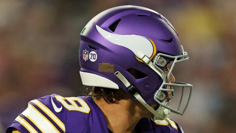 Vikings QB J.J. McCarthy in Week 2 of 2025