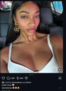 Leanna Lenee on Angel Reese’s post.