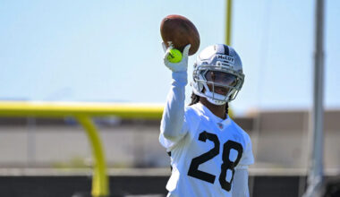 Raiders rookie CB Jermod McCoy continues to get the perfect praise he needs just before Mandatory Minicamp starts