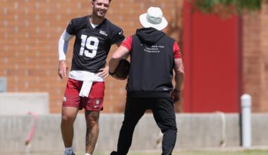 So, why is Cardinals QB Carson Beck wearing #19?