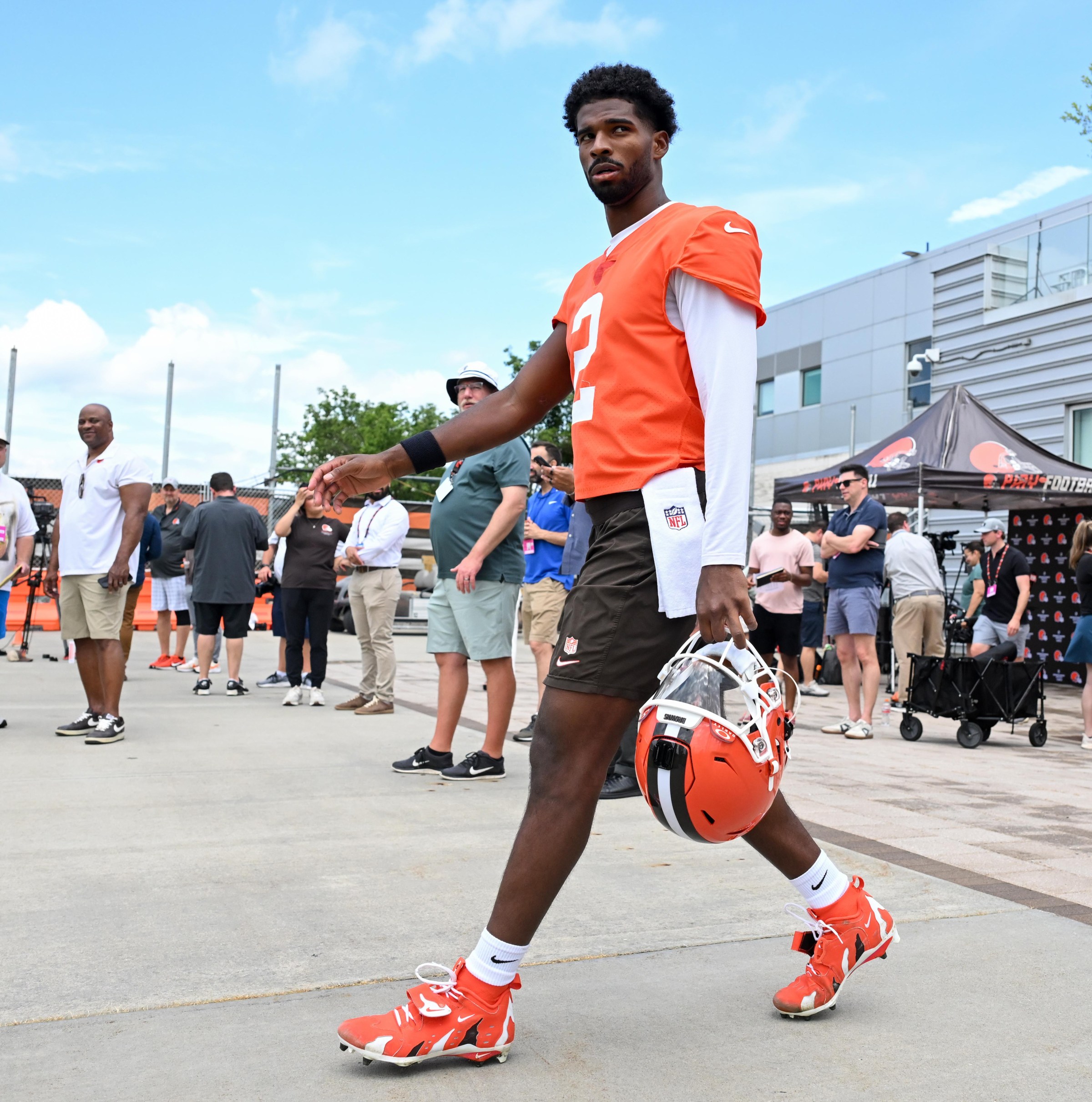 Browns QB Shedeur Sanders ‘has progressed so much’ and ‘in the building constantly’