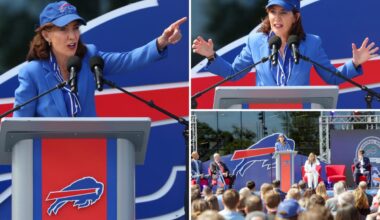 Kathy Hochul attempts to lead Buffalo Bills chant and gets crickets in excruciatingly embarrassing moment