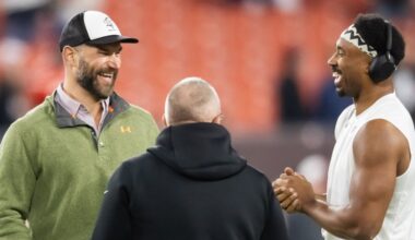 Browns legends Myles Garrett, Joe Thomas see careers diverge