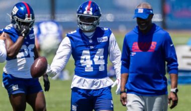 Cam Skattebo takes first big step as Giants camp looms