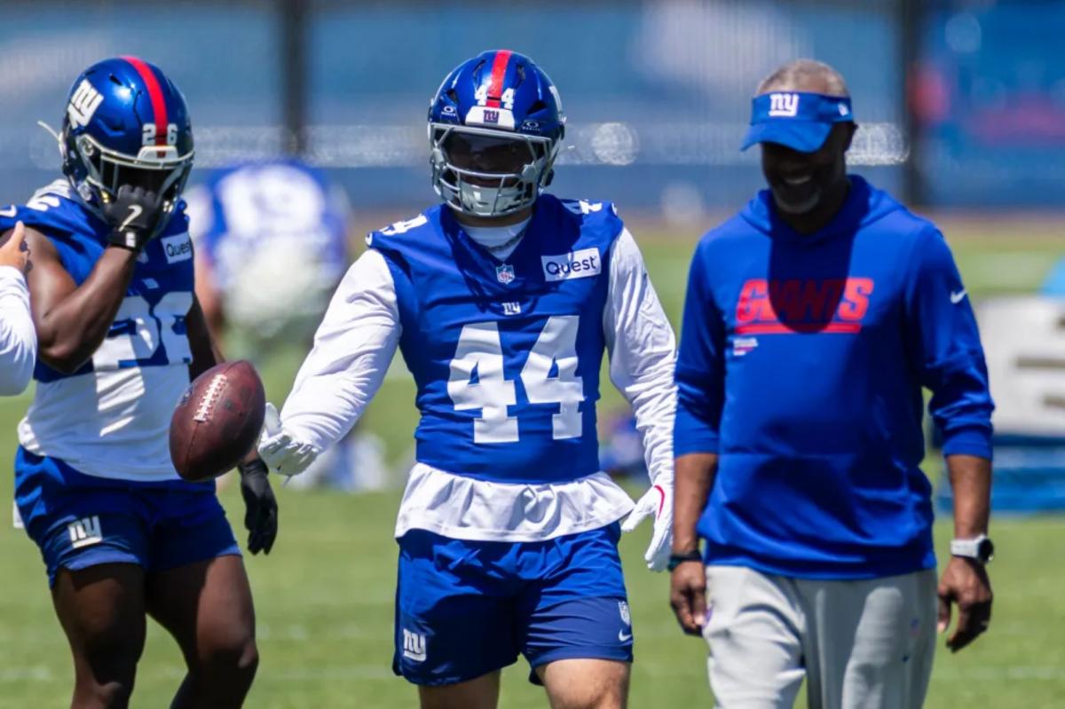 Cam Skattebo takes first big step as Giants camp looms