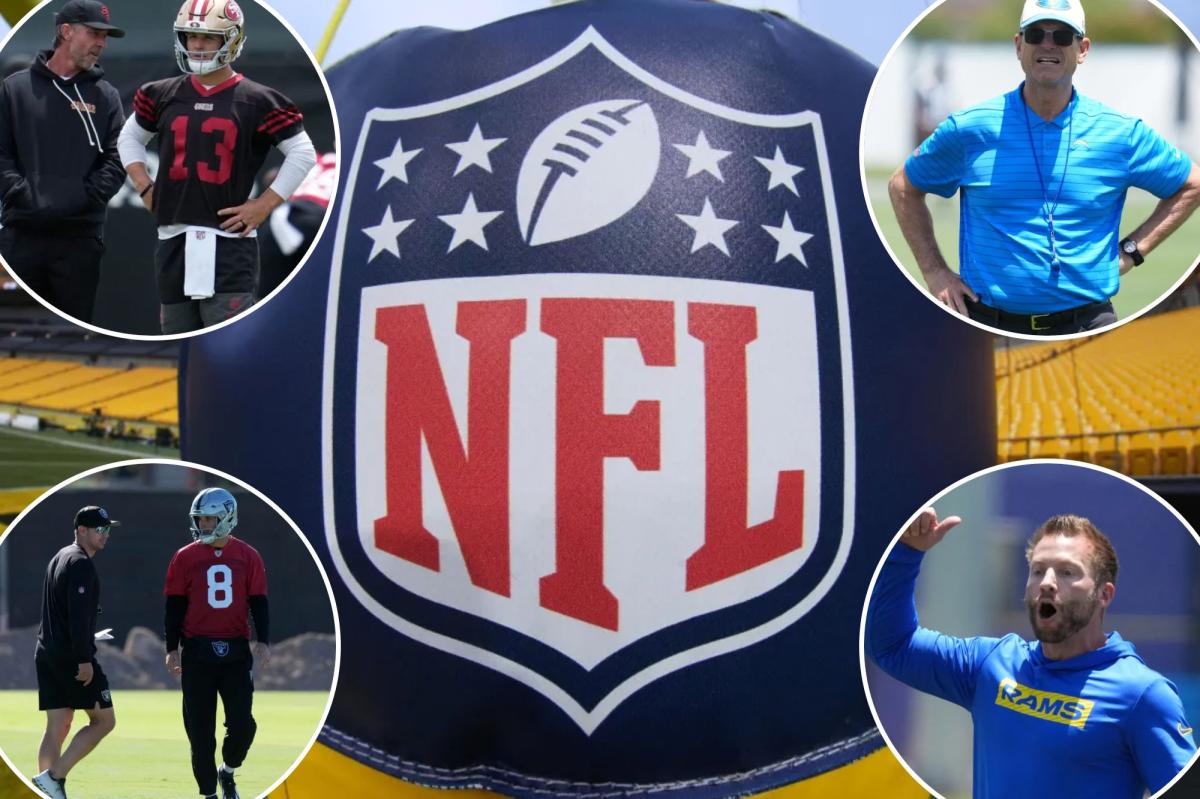 NFL training camp 2026: Rams, Chargers, 49ers, Raiders dates and joint practices