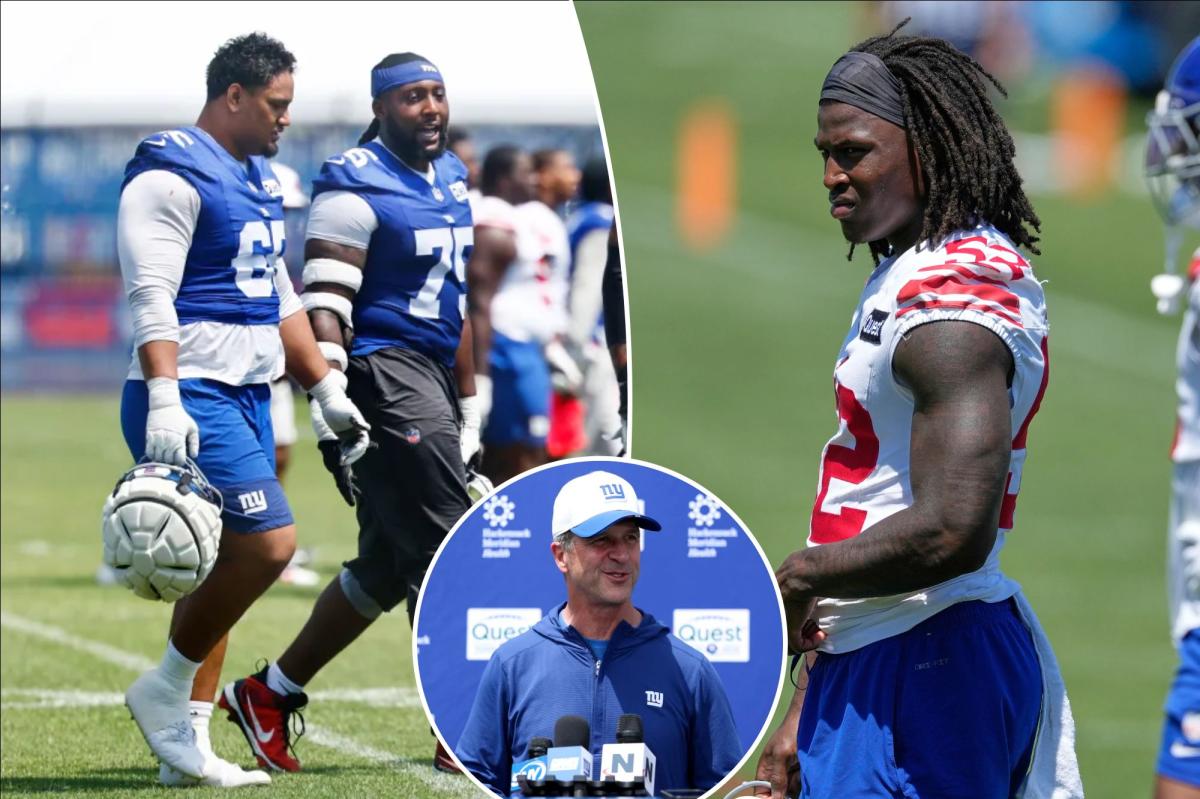 John Harbaugh is turning his Big Blue roster into literal Giants