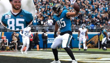 Jaguars sign Brenton Strange to three-year, $48 million extension