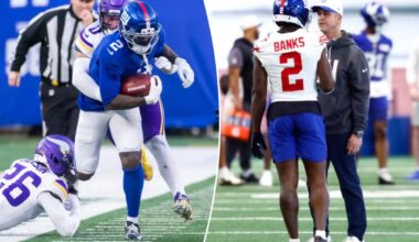 All eyes on Deonte Banks as he gets another Giants chance