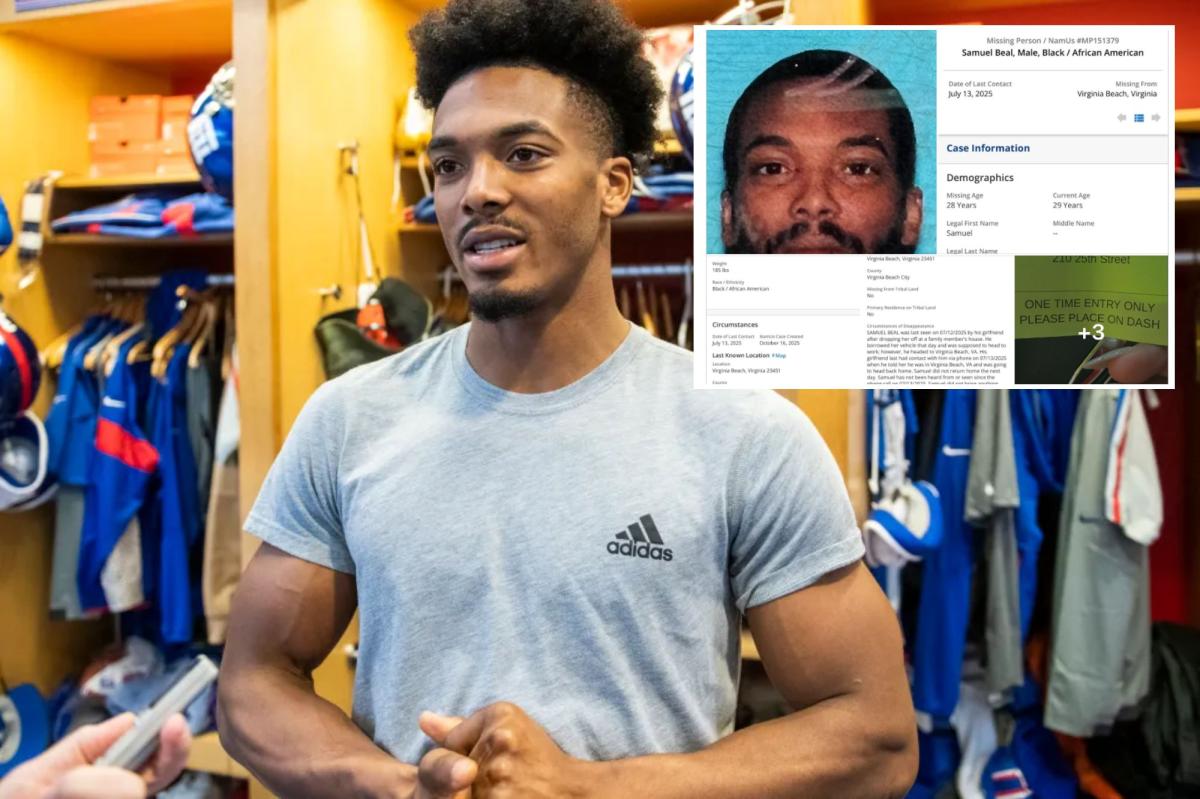 Sam Beal still missing almost one year later as ex-Giant’s family continues search