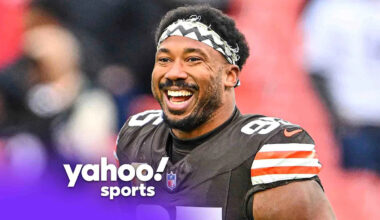 Rams’ blockbuster trade for Myles Garrett makes L.A. Super Bowl favorites
