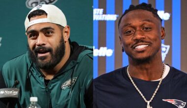 Eagles LT Jordan Mailata relieved after A.J. Brown trade: It sounds terrible, but 'thank God it's over'