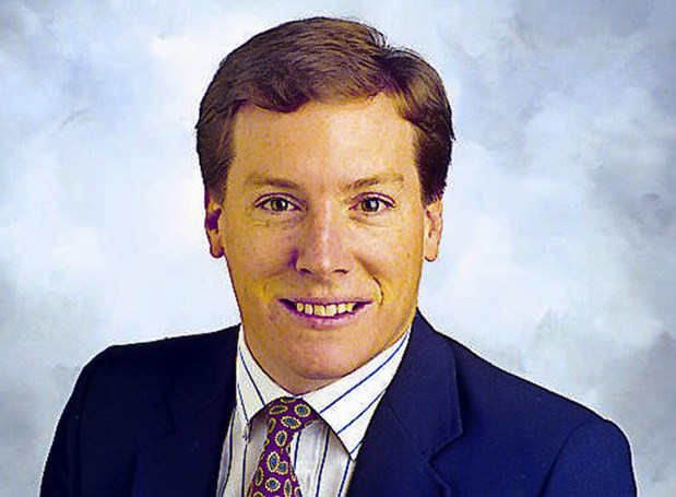 FILE South Florida Sun Sentinel sports columnist Dave Hyde poses for a photo in May 1997. (South Florida Sun Sentinel)