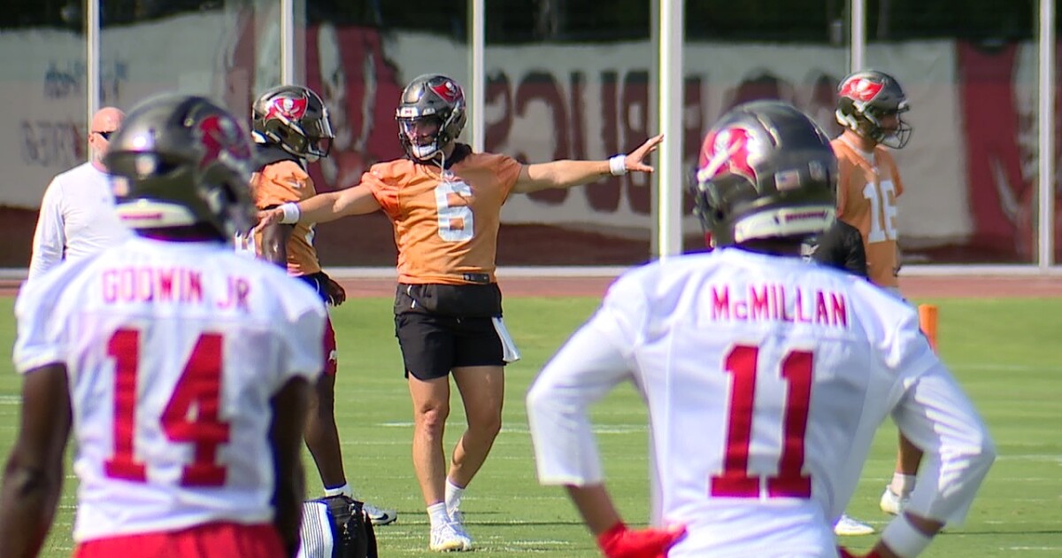 Bucs QB Baker Mayfield not worried about contract, focused on minicamp