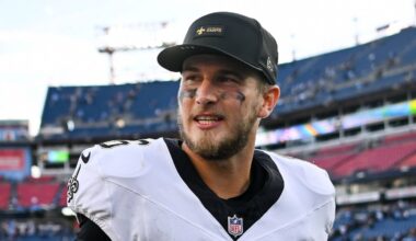 New Orleans Saints quarterback Tyler Shough