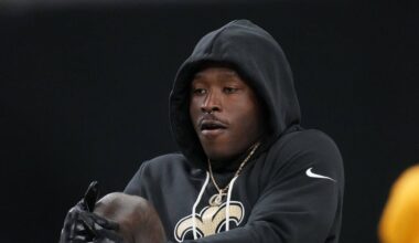 New Orleans Saints running back Alvin Kamara