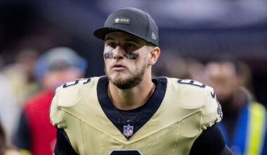 New Orleans Saints quarterback Tyler Shough