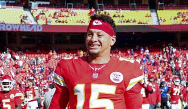 Kansas City Chiefs quarterback Patrick Mahomes