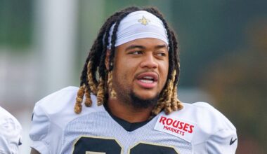 New Orleans Saints defensive end Chase Young