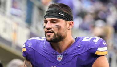 Minnesota Vikings linebacker Blake Cashman