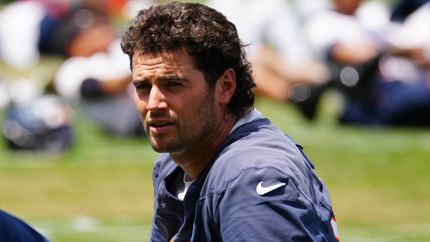 Denver Broncos backup quarterback Jarrett Stidham