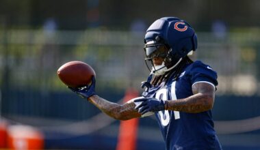 Zavion Thomas Experiences Growing Pains During Busy Day at Chicago Bears Training Camp