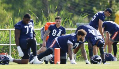 Ahead of pivotal year two, Colston Loveland making big strides in training camp