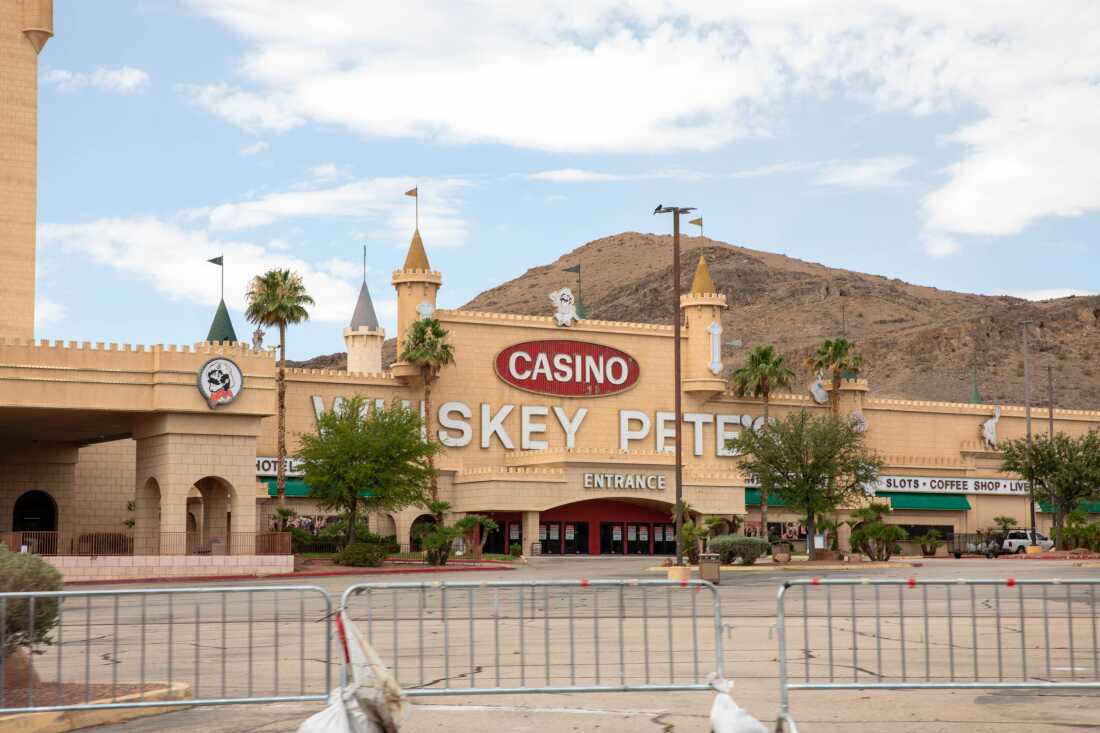 Outside the Whiskey Pete's Casino