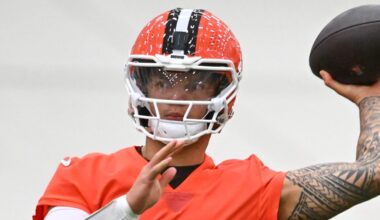 Browns QB Dillon Gabriel Dubbed Threat to Shedeur Sanders