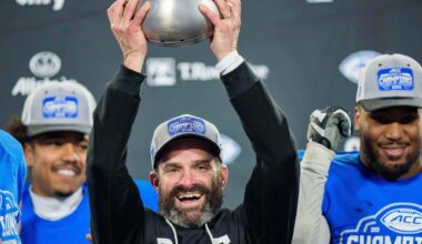 Duke still stinging from not getting selected to College Football Playoff after winning ACC title