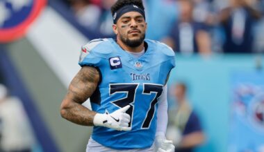 Titans place starters Latham and Hooker on physically unable to perform list at start of camp