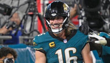 Jacksonville Jaguars set at 8.5 win total after surprising 13-4 season and Wild Card loss to Buffalo