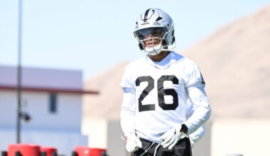 Las Vegas Raiders cornerback Darien Porter
