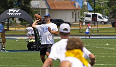 Colts quarterback Daniel Jones hosts camp at Bishop Dwenger | NFL