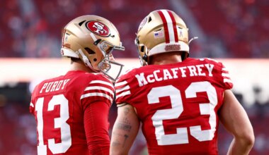Do the 49ers have a top-10 QB-RB-WR trio in the NFL this season?