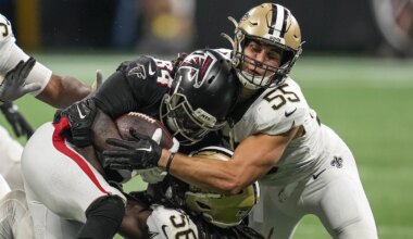 PFF lists former Falcons LB Kaden Elliss among underrated signings