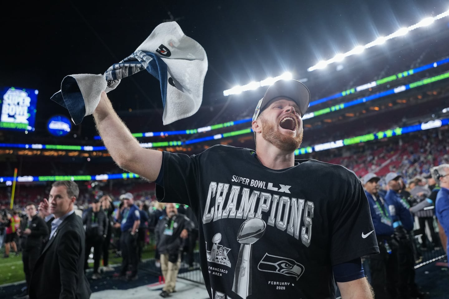 The reigning Super Bowl champion Seahawks were purchased by the Khosla family for a reported $9.6 billion.