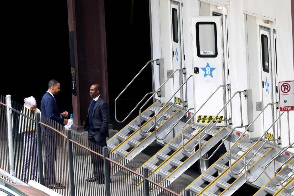 Crews, equipment appear for Chicago Bears-centered ‘Holiday Touchdown’ movie