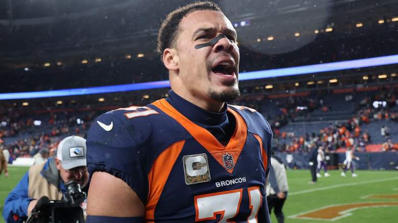 Denver Broncos safety Justin Simmons.