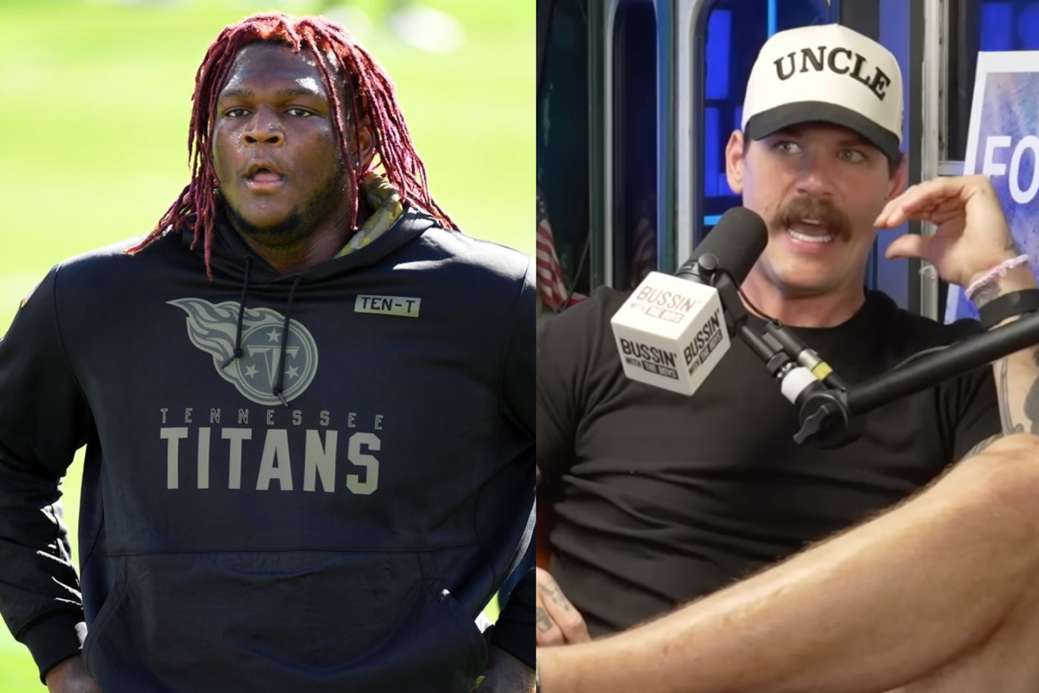 Taylor Lewan Bussin' with the Boys Tennessee Titans Isaiah Wilson