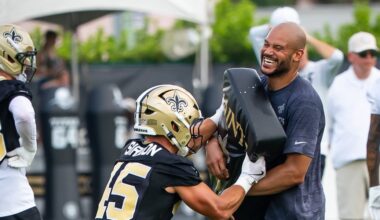 LIVE| Interviews, key takeaways on the third day of Saints training camp