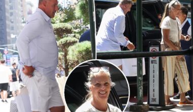 Mike Vrabel and wife Jen head to Taylor Swift and Travis Kelce's MSG wedding