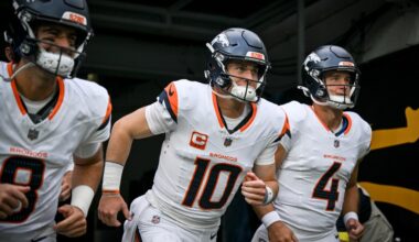 Broncos offensive two-deep projection: Who will be Bo Nix's back-up?