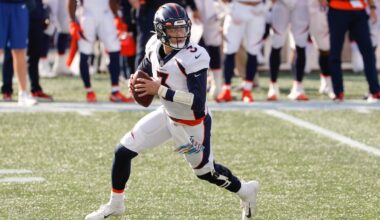 Drew Lock makes his intentions to play on Sunday very clear, but his status is still up in the air