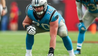 Former Panthers OL Brady Christensen Cleared For Contact
